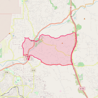 Map of Bonsall