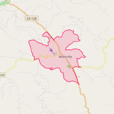 Map of Boonville