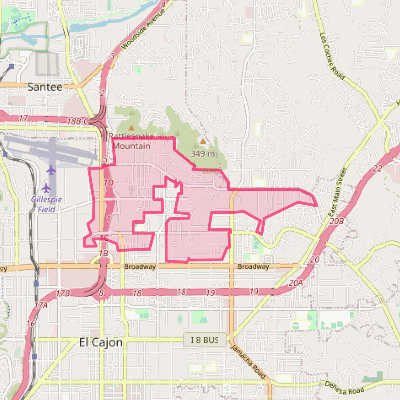 Map of Bostonia