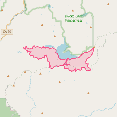 Map of Bucks Lake