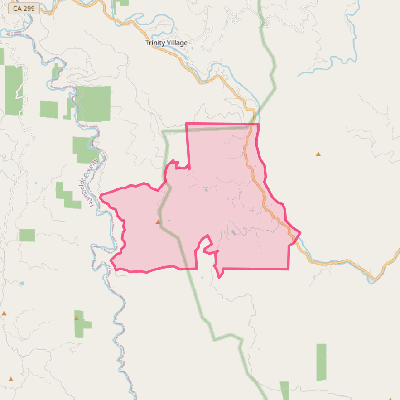 Map of Burnt Ranch