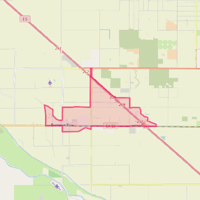 Map of Buttonwillow