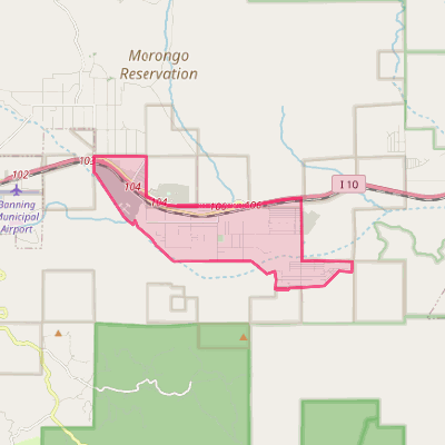 Map of Cabazon