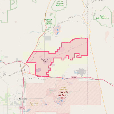 Map of California City