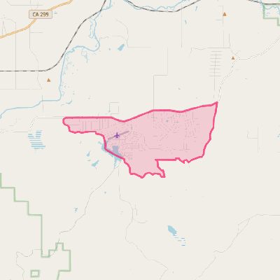 Map of California Pines