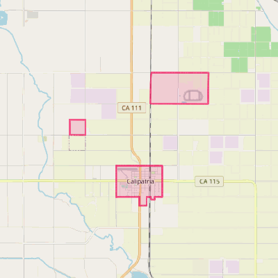 Map of Calipatria