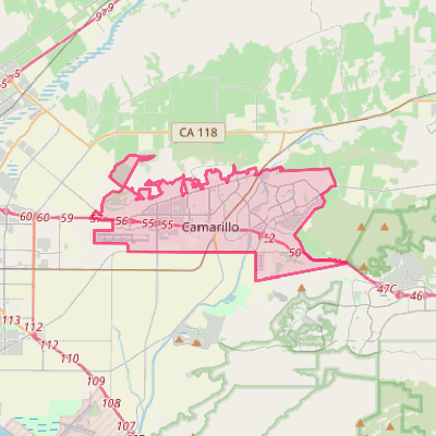 Map of Camarillo