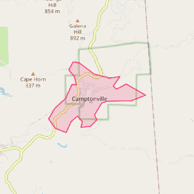 Map of Camptonville