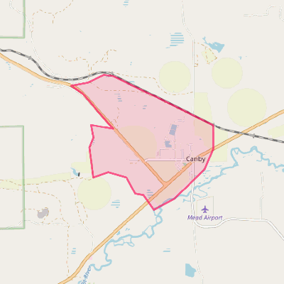 Map of Canby