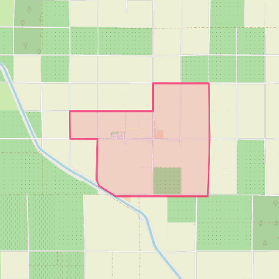 Map of Cantua Creek