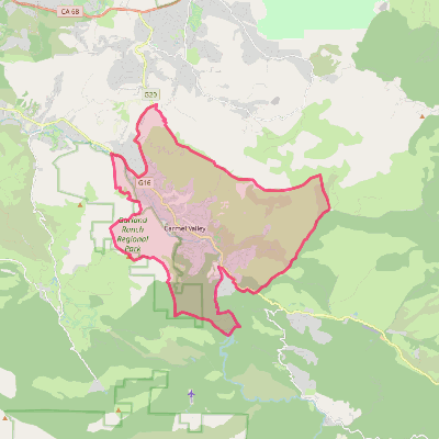 Map of Carmel Valley Village