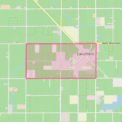 Map of Caruthers