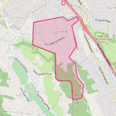 Map of Castle Hill