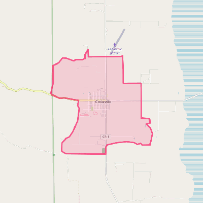 Map of Cedarville