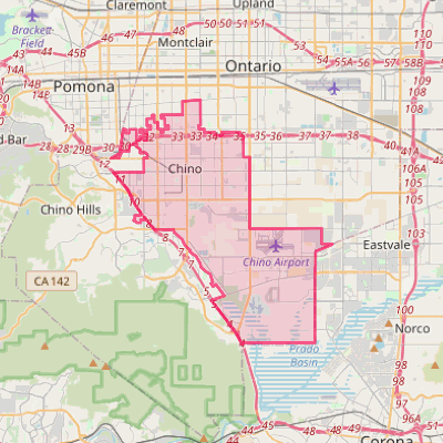 Map of Chino