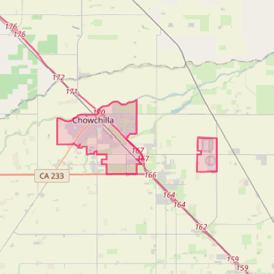 Map of Chowchilla