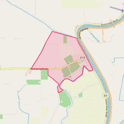 Map of Clarksburg