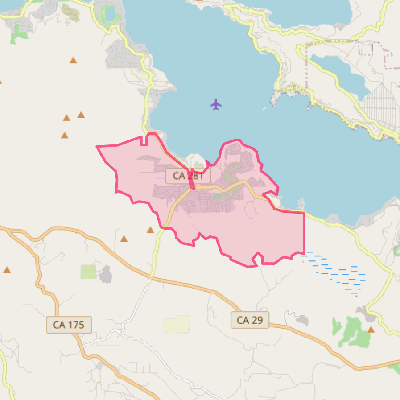 Map of Clearlake Riviera