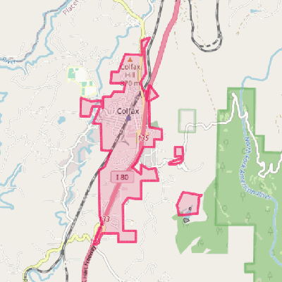 Map of Colfax