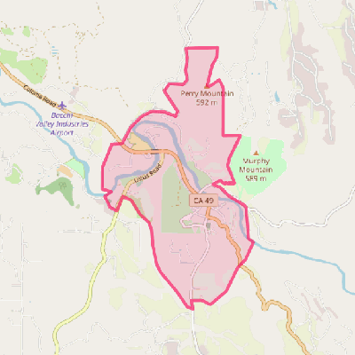 Map of Coloma