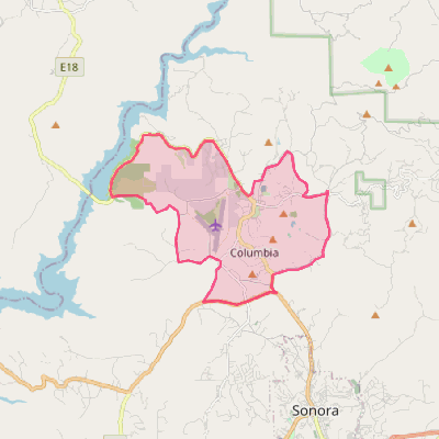 Map of Columbia