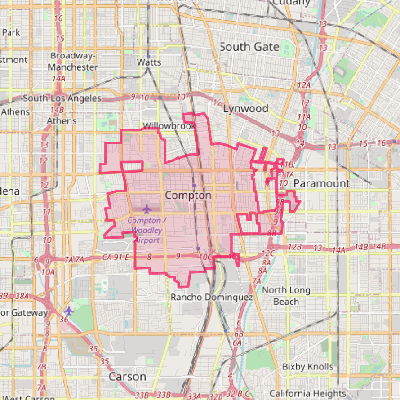 Map of Compton