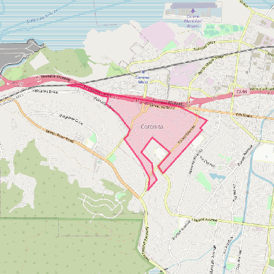 Map of Coronita