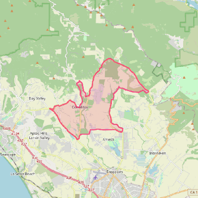 Map of Corralitos