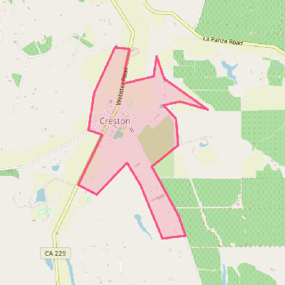 Map of Creston