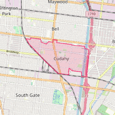 Map of Cudahy