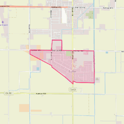 Map of Cutler