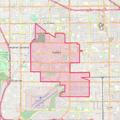 Map of Cypress