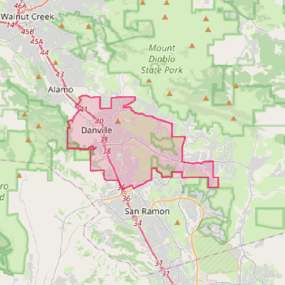 Map of Danville