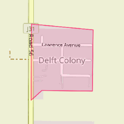 Map of Delft Colony