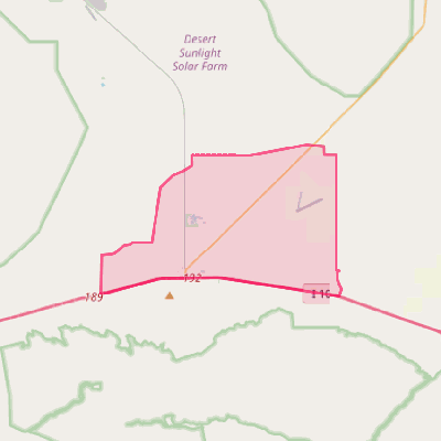 Map of Desert Center