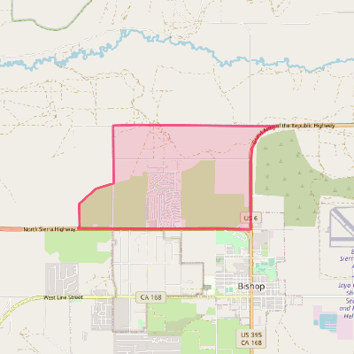 Map of Dixon Lane-Meadow Creek