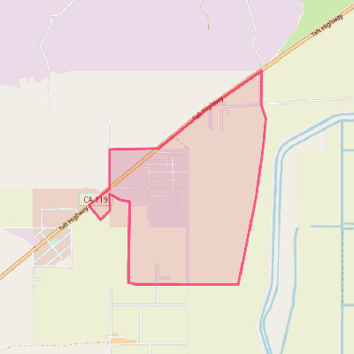 Map of Dustin Acres