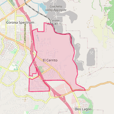 Map of El Cerrito