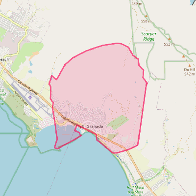 Map of El Granada