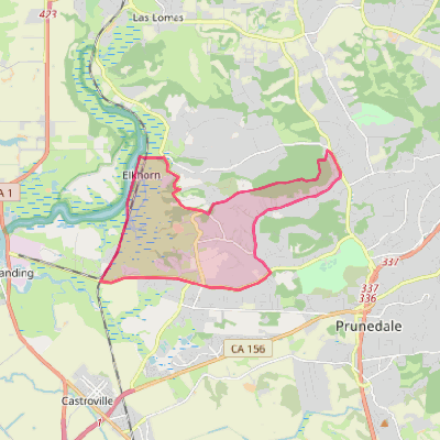 Map of Elkhorn