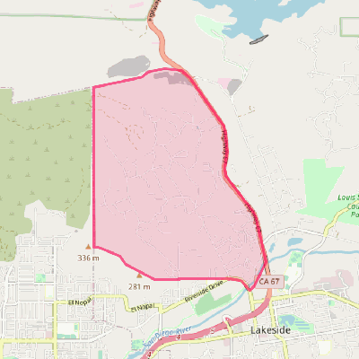 Map of Eucalyptus Hills