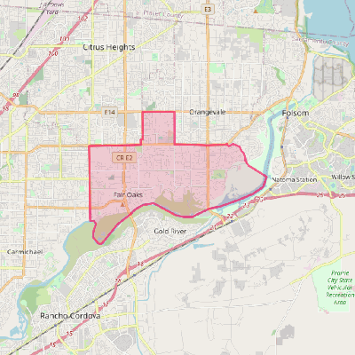 Map of Fair Oaks