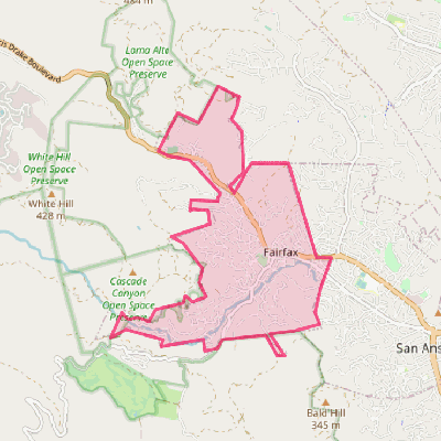 Map of Fairfax