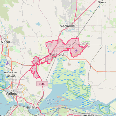 Map of Fairfield