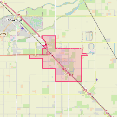 Map of Fairmead