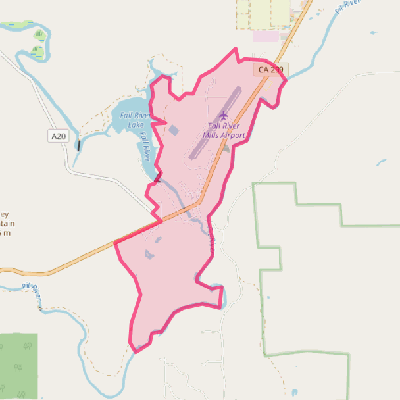 Map of Fall River Mills