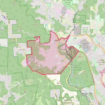 Map of Felton