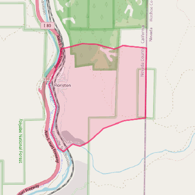 Map of Floriston