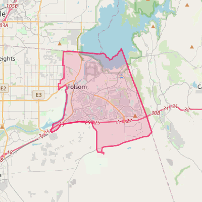 Map of Folsom