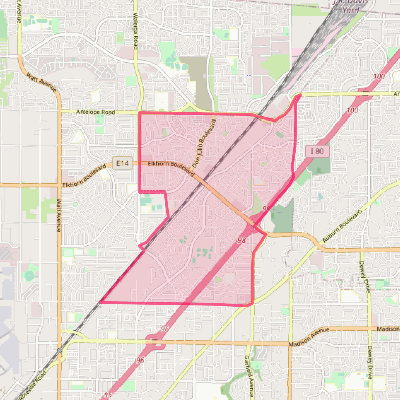 Map of Foothill Farms